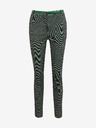 Orsay Schwarz-grün gemusterte Damenhose ORSAY