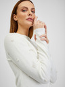 Orsay Weißer Damen Pullover mit dekorativen Details ORSAY
