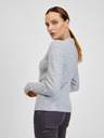 Orsay Grauer Damen Pullover mit dekorativen Details ORSAY