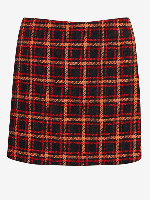 Orsay Rot-schwarzer Damen-Karorock ORSAY