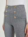 Orsay Weiß und schwarz gemusterte ORSAY-Hose für Damen