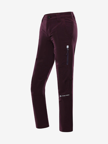 ALPINE PRO Kinder-Softshell-Hose ALPINE PRO SHINARO rosa