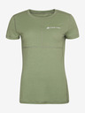 ALPINE PRO Damen-Shirt aus Merinowolle ALPINE PRO HURA grün