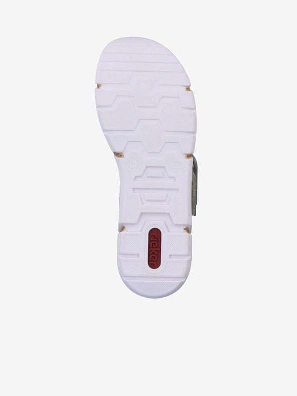 Rieker Khaki Damen Plateausandalen Rieker