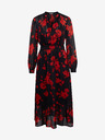 Orsay Rot-schwarzes Damen-Blumenkleid ORSAY