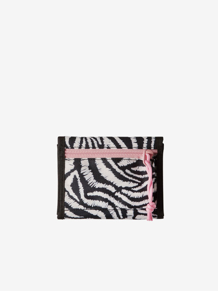 O'Neill Schwarz-weiße Damen-Geldbörse mit Tiermotiv O'Neill POCKETBOOK WALLET
