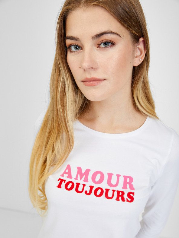 Orsay Weißes Damen T-Shirt ORSAY