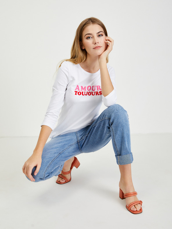 Orsay Weißes Damen T-Shirt ORSAY