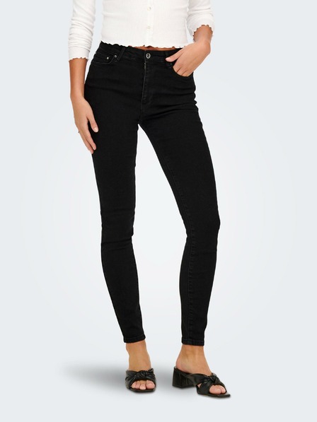 ONLY Schwarze Skinny-Fit-Jeans NUR Iconic