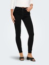 ONLY Schwarze Skinny-Fit-Jeans NUR Iconic
