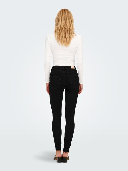 ONLY Schwarze Skinny-Fit-Jeans NUR Iconic
