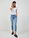 Orsay Hellblaue abgeschnittene Skinny Fit Jeans ORSAY
