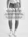 ONLY Blaue Skinny Fit Jeans für Damen mit Stickereieffekt ONLY Blush