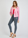 Orsay Rosa Damen-Kunstlederjacke in Wildlederoptik ORSAY