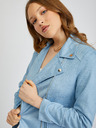 Orsay Hellblaue Damen-Lederjacke in Wildleder-Optik von ORSAY