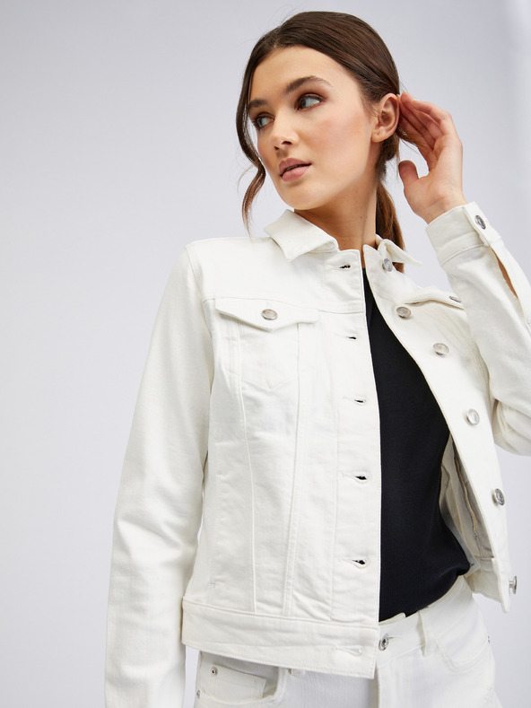 Orsay Weiße Damen-Jeansjacke ORSAY