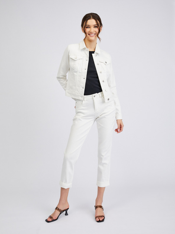 Orsay Weiße Damen-Jeansjacke ORSAY