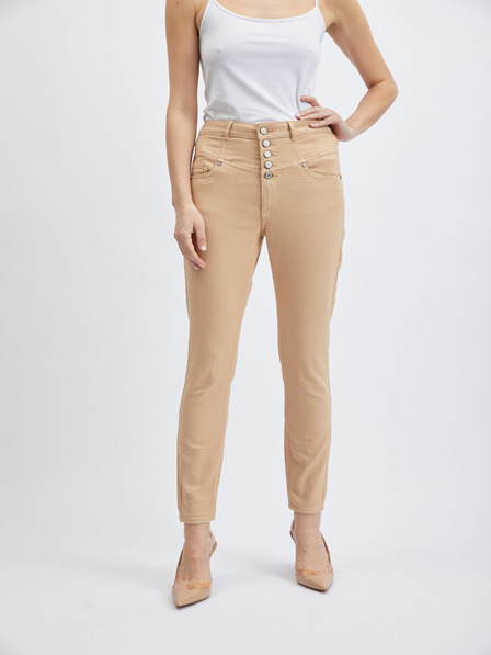 Orsay Beige Damen Skinny Jeans ORSAY