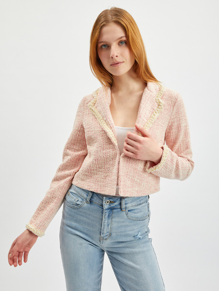 Orsay Hellrosa Damen-Tweedjacke ORSAY