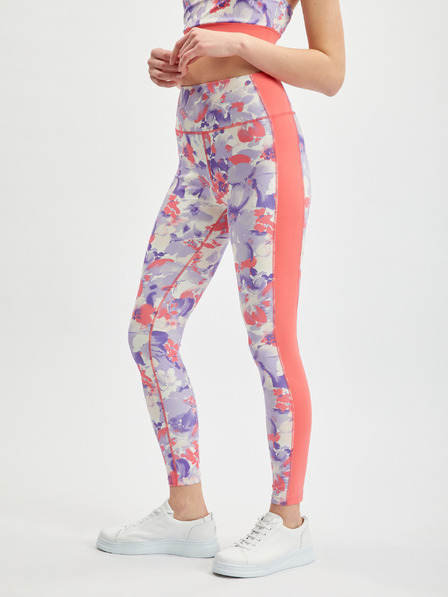 Orsay Hellviolette Damen-Sportleggings mit Blumenmuster ORSAY