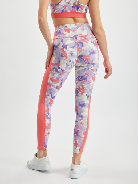 Orsay Hellviolette Damen-Sportleggings mit Blumenmuster ORSAY