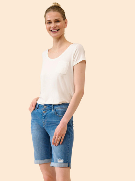 Orsay Blaue Jeansshorts im Used-Look ORSAY