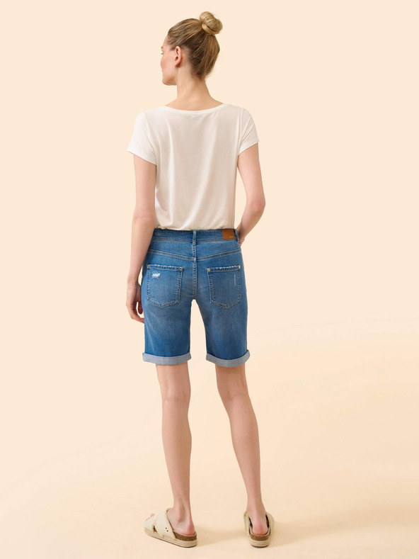Orsay Blaue Jeansshorts im Used-Look ORSAY