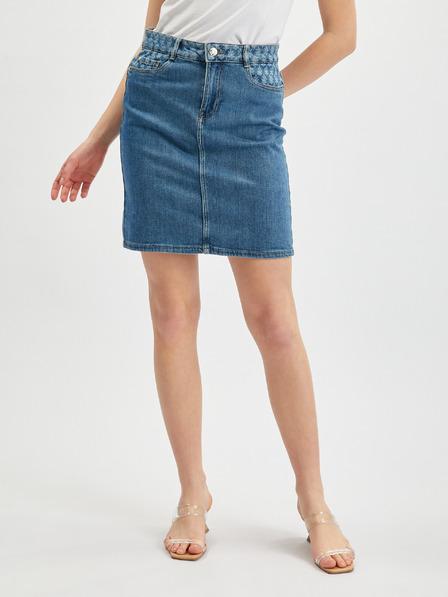 Orsay Blauer Damen-Jeansrock ORSAY