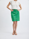Orsay Grüner Damen-Jeansrock ORSAY