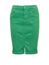 Orsay Grüner Damen-Jeansrock ORSAY