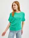 Orsay Hellgrüner Damen-Kurzarmpullover ORSAY