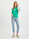 Orsay Hellgrüner Damen-Kurzarmpullover ORSAY