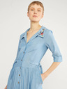 Blutsgeschwister Hellblaues Damen Shirtkleid Blutsgeschwister