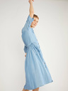 Blutsgeschwister Hellblaues Damen Shirtkleid Blutsgeschwister