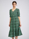 Orsay Grünes gemustertes Damenkleid ORSAY