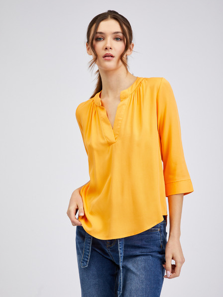 Orsay Orangefarbene Damenbluse ORSAY