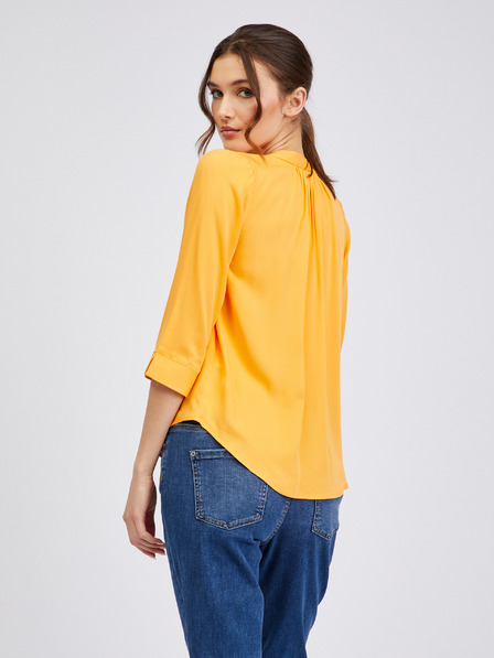 Orsay Orangefarbene Damenbluse ORSAY