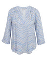 Orsay Hellblaue gemusterte Damenbluse ORSAY