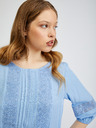 Orsay Hellblaue Damen Bluse ORSAY