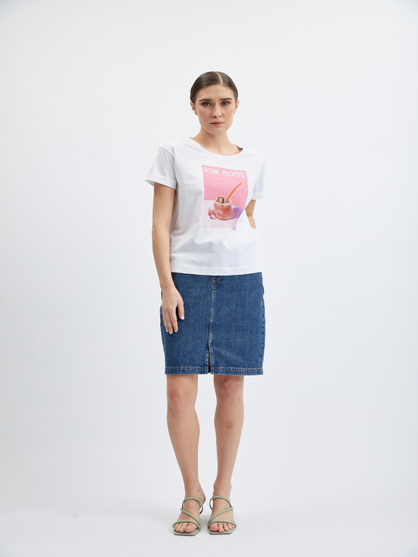 Orsay Weißes Damen T-Shirt ORSAY