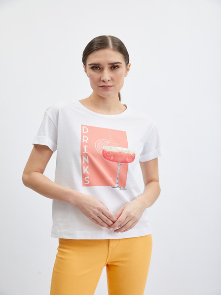 Orsay Weißes Damen-T-Shirt ORSAY