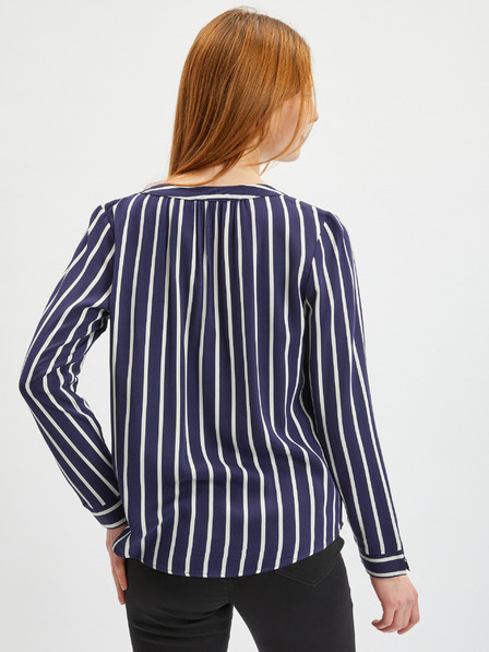 Orsay Weiß-blaue gestreifte Bluse ORSAY für Damen