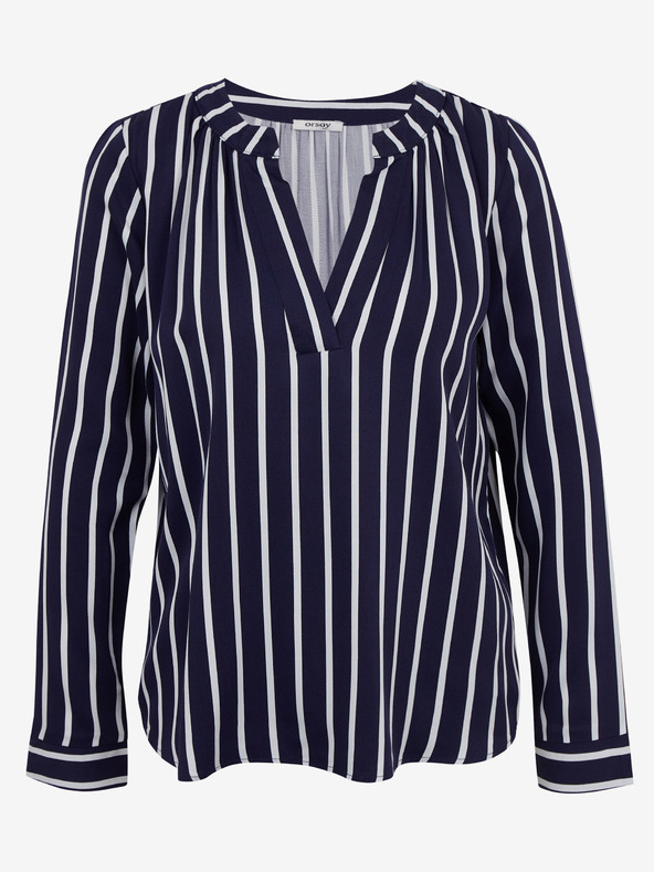 Orsay Weiß-blaue gestreifte Bluse ORSAY für Damen