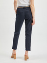 Orsay Dunkelblaue Damen-Chinohose mit Gürtel ORSAY
