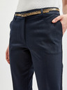 Orsay Dunkelblaue Damen-Chinohose mit Gürtel ORSAY