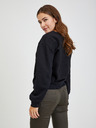 Orsay Schwarzes lockeres Damen Sweatshirt ORSAY