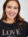 Orsay Schwarzes lockeres Damen Sweatshirt ORSAY