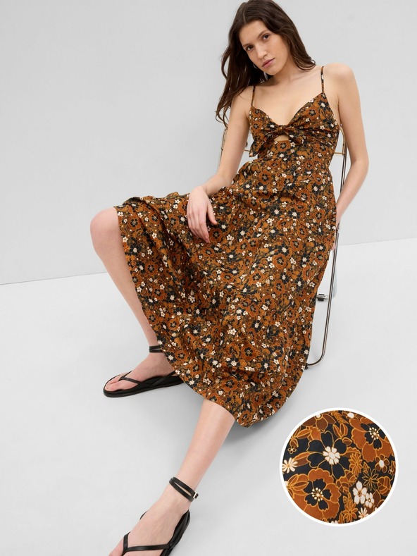 GAP Gemustertes Maxikleid GAP