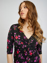 Orsay Schwarzes Damen-Blumenkleid ORSAY