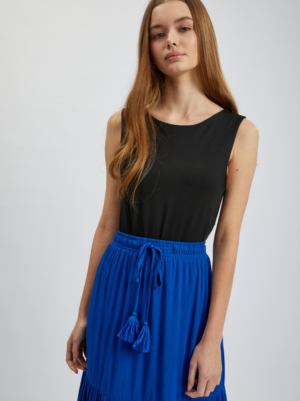 Orsay Blauer Damen-Maxirock ORSAY